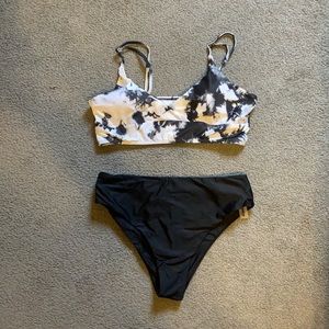 Shein TieDye High-waisted Bikini
